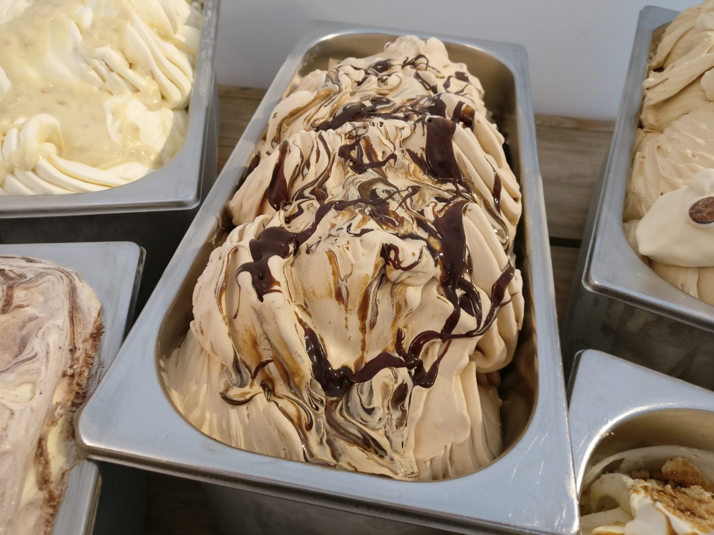IJs met chocoladeswirl